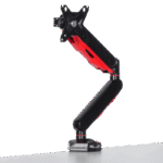 Геймърска стойка за монитор с газов амортисьор Carmen CR-530 - черно - червена