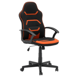 Геймърски стол Carmen 6309 - черен - оранжев