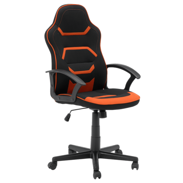 Геймърски стол Carmen 6309 - черен - оранжев