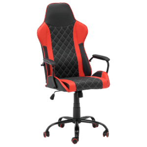 Геймърски стол Carmen 6310 - черен - червен