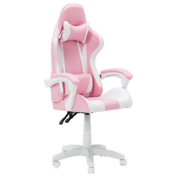 Геймърски стол Carmen 6311 - бял - розов