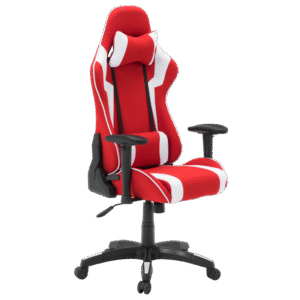 Геймърски стол Carmen 6312 - бял - червен