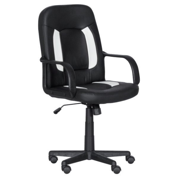 Геймърски стол Carmen 6516 - черен - бял Геймърски стол Carmen 6516 - черен - бял