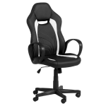 Геймърски стол Carmen 7525 - черно-бял