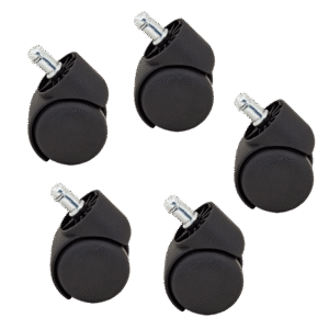 Комплект полипропиленови колела за офис стол 5 бр.