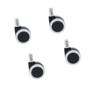 Комплект колела за посетителски стол модел 1702-1710 4 бр. - бели