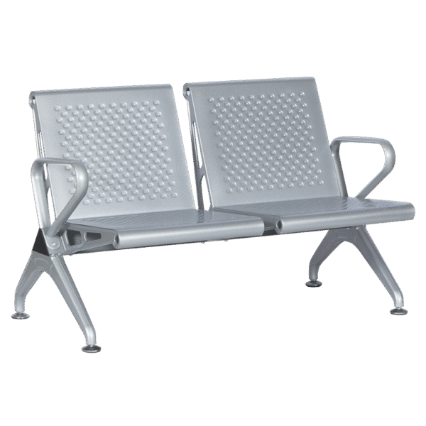 Посетителска пейка с 2 места Carmen CR-1031-2 - сребърна Посетителска пейка с 2 места Carmen CR-1031-2 - сребърна