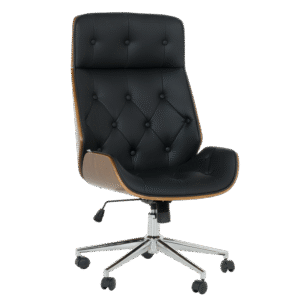 Офис кресло Carmen 6407 - орех-черен