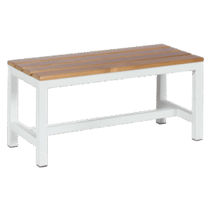 Пейка за съблекалня Carmen 150-3 - 89х40.5х42.5 см - бяла