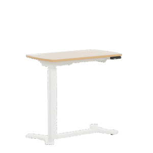 Подвижна регулируема маса за лаптоп Carmen CR-025 - бук / бял