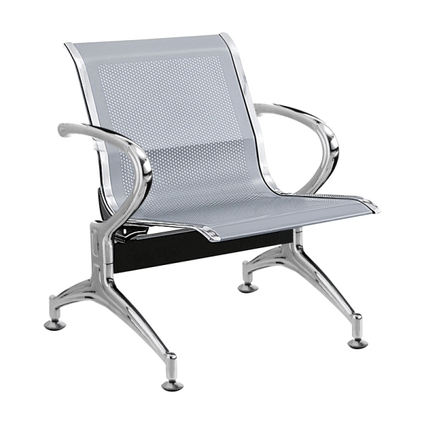 Посетителска пейка с 1 място Carmen CR-1030-1 - сребърна Посетителска пейка с 1 място Carmen CR-1030-1 - сребърна