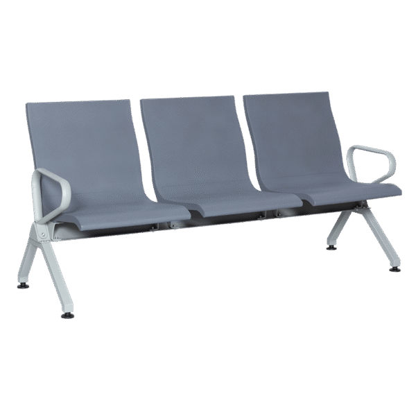 Посетителска пейка с 3 места Carmen CR-1037-3 - сива Посетителска пейка с 3 места Carmen CR-1037-3 - сива