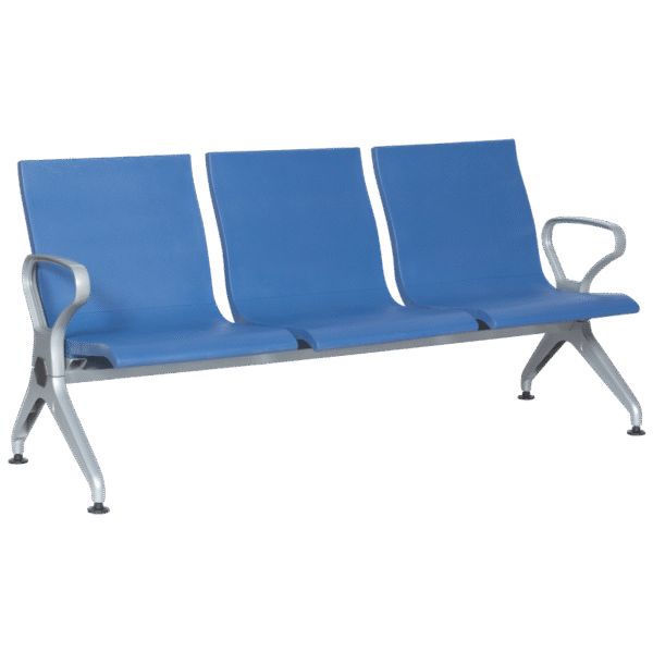 Посетителска пейка с 3 места Carmen CR-1038-3 - синя