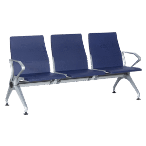 Посетителска пейка с 3 места Carmen CR-1036-3 - синя