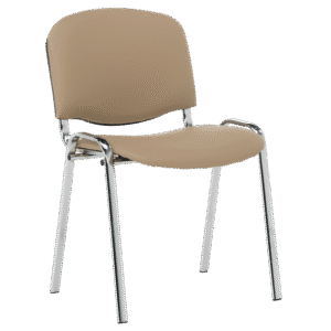 Посетителски стол Carmen 1135-1 LUX - бежов N