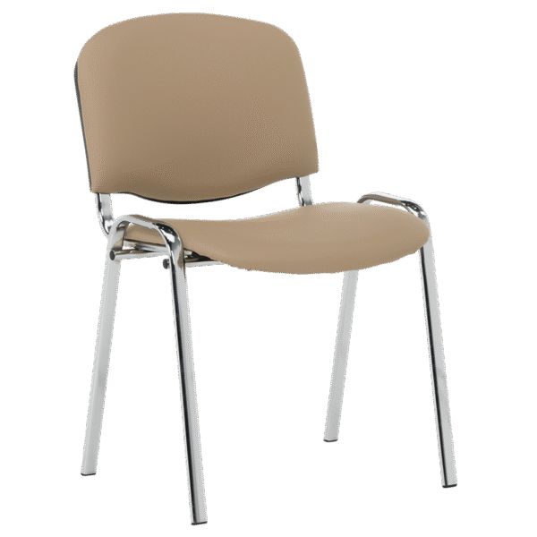 Посетителски стол Carmen 1135-1 LUX - бежов N