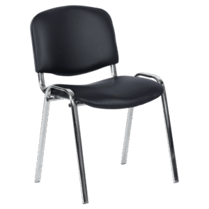 Посетителски стол Carmen 1135-1 LUX - черен N