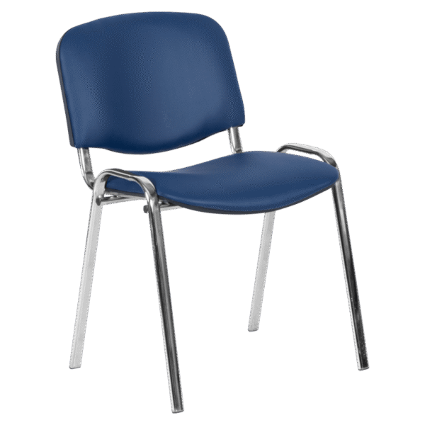 Посетителски стол Carmen 1135-1 LUX - тъмносин N