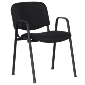 Посетителски стол Carmen 1137 LUX - черен