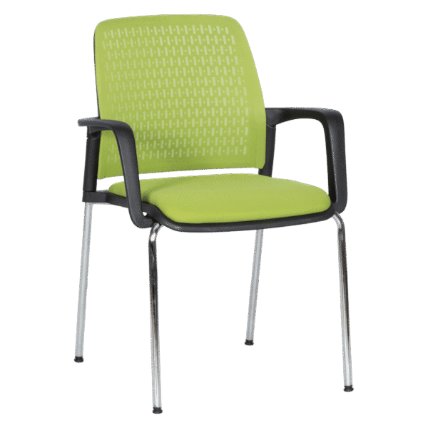 Посетителски стол Carmen 1138 CH - зелен