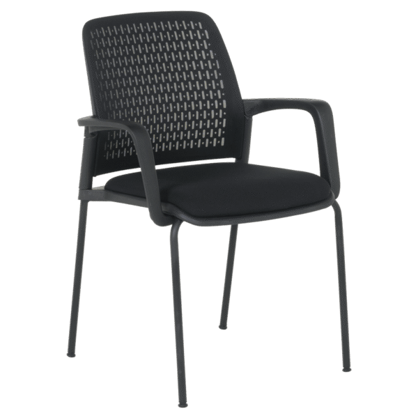 Посетителски стол Carmen 1138 - черен