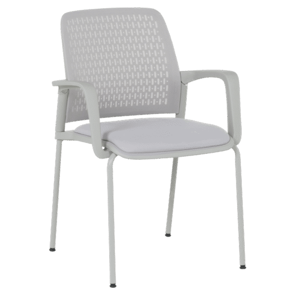 Посетителски стол Carmen 1138 G - светлосив