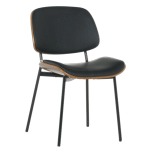 Посетителски стол Carmen 1180 - орех-черен