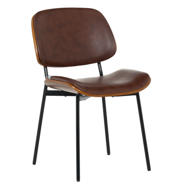 Посетителски стол Carmen 1180 - орех-искрящо кафяв