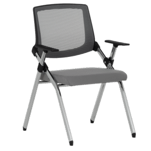 Посетителски стол Carmen 1704 - сив