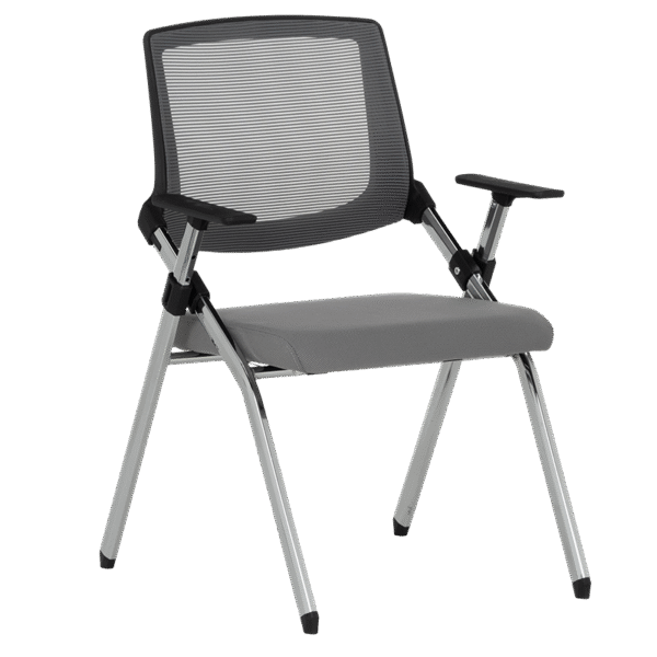 Посетителски стол Carmen 1704 - сив Посетителски стол Carmen 1704 - сив