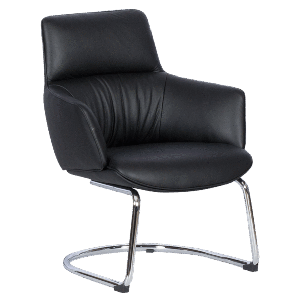 Посетителски стол KELLS - черен