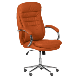 Президентски офис стол Carmen 6113-1 - оранжев