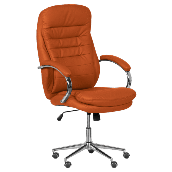 Президентски офис стол Carmen 6113-1 - оранжев Президентски офис стол Carmen 6113-1 - оранжев