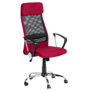 Президентски офис стол Carmen 6183 - бургунди