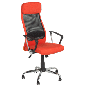 Президентски офис стол Carmen 6183 - оранжев