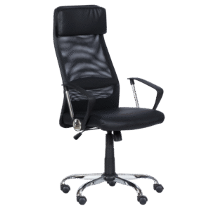 Президентски офис стол Carmen 6184 - черен