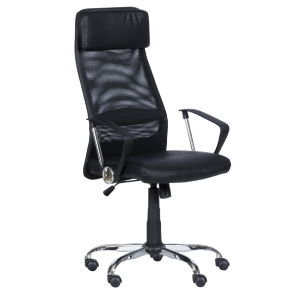 Президентски офис стол Carmen 6184 - черен