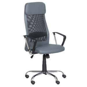 Президентски офис стол Carmen 6184 M - сив