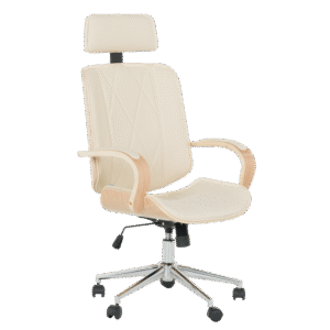 Президентски офис стол Carmen 6404 - бук-крем