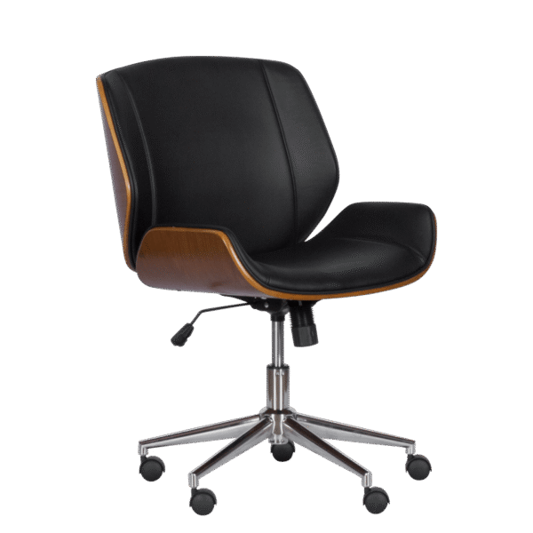 Президентски офис стол Carmen 6405 - орех-черен