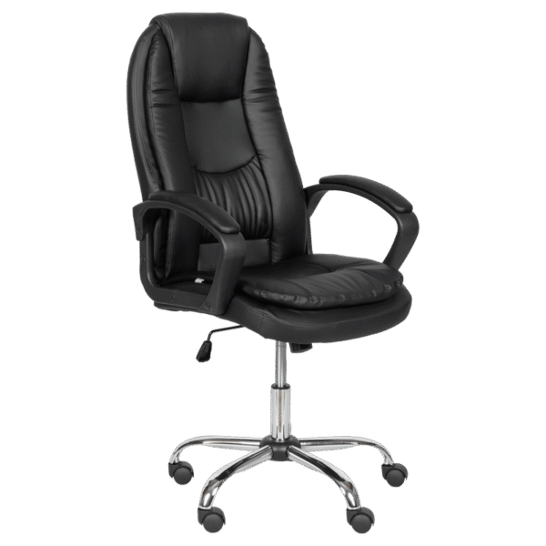 Президентски офис стол Carmen 6682-1 LUX - черен Президентски офис стол Carmen 6682-1 LUX - черен