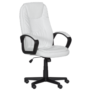 Президентски офис стол Carmen 6682 - бял