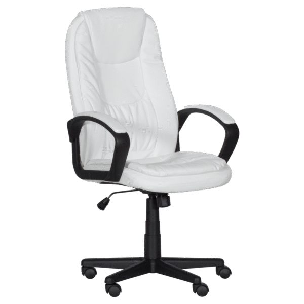 Президентски офис стол Carmen 6682 - бял