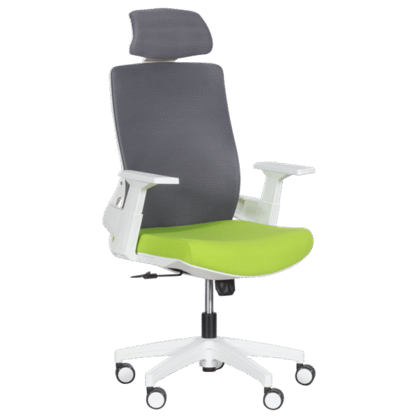 Президентски офис стол Carmen 7546 - зелен-сив Президентски офис стол Carmen 7546 - зелен-сив