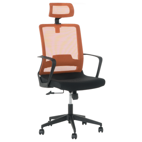 Президентски офис стол Carmen 7562 - черно - оранжево Президентски офис стол Carmen 7562 - черно - оранжево