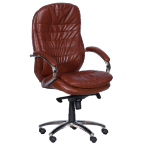 Президентски офис стол Carmen 8113-1 - искрящо кафяв