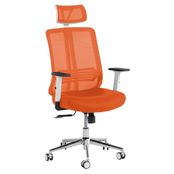 Президентски офис стол LORENA LUX - оранжев Президентски офис стол LORENA LUX - оранжев