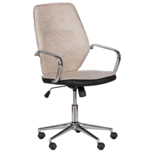 Работен офис стол Carmen 6374-1 - бежов