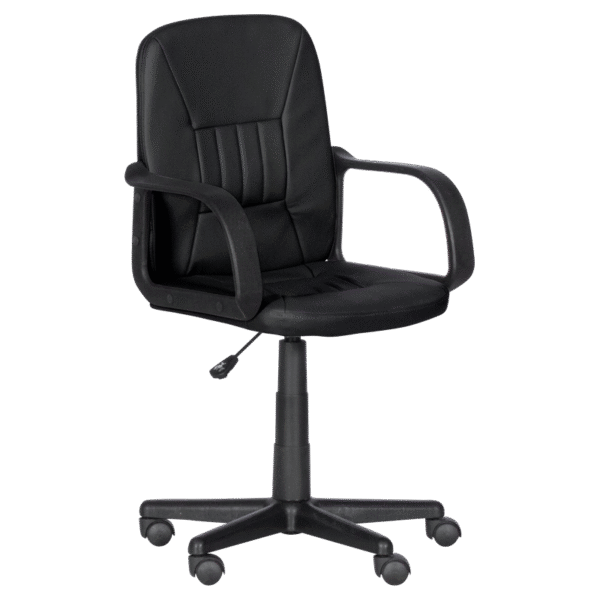 Работен офис стол Carmen 6680 - черен Работен офис стол Carmen 6680 - черен