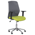 Работен офис стол Carmen 7047-1 - сив-зелен